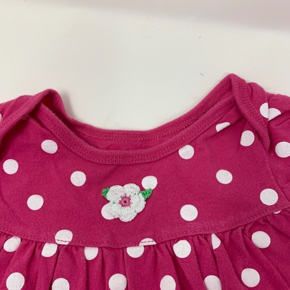 Carter's Pink Polka-Dot Dress & Panties 18 mod - Picture 5 of 7